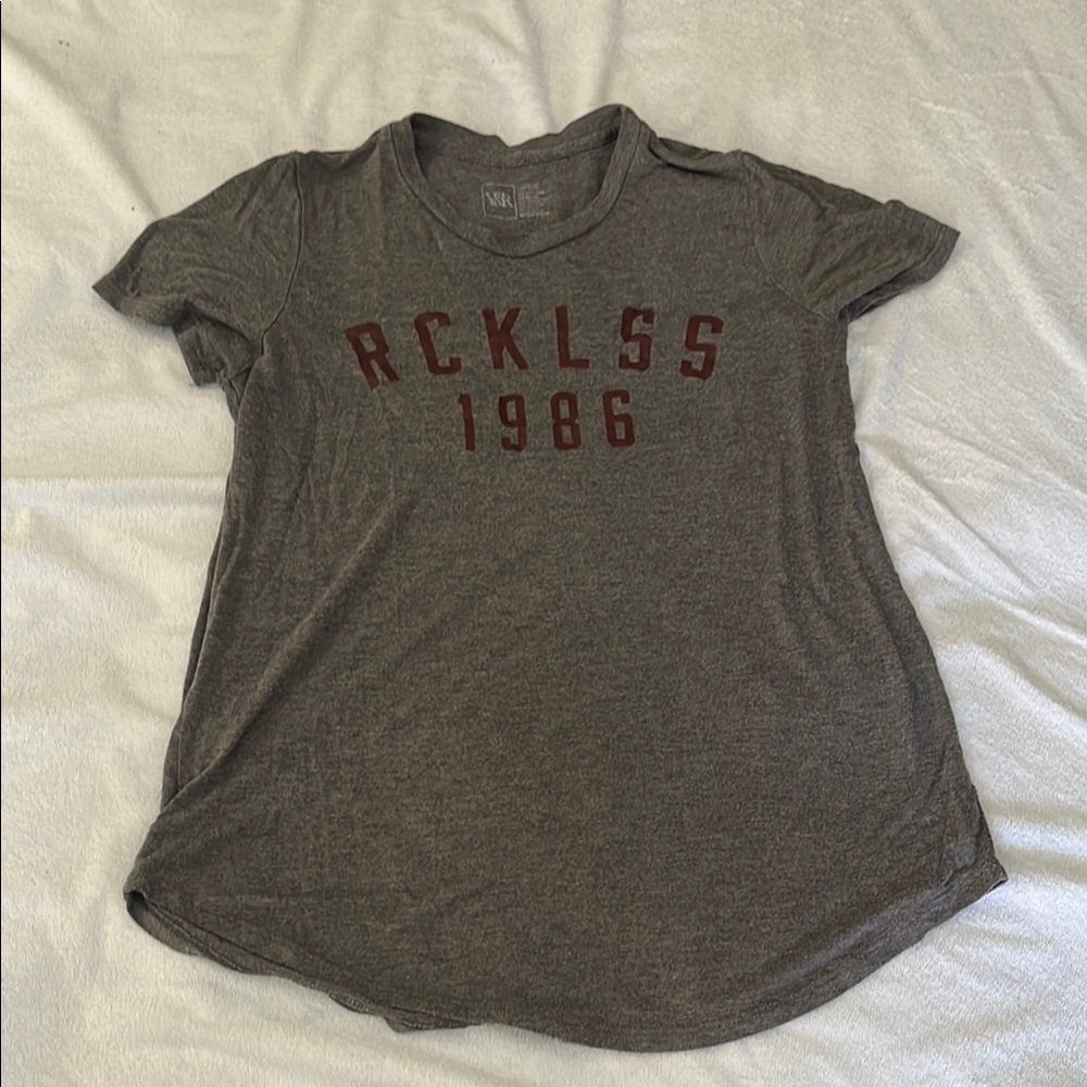 1986 Grey Women's Top